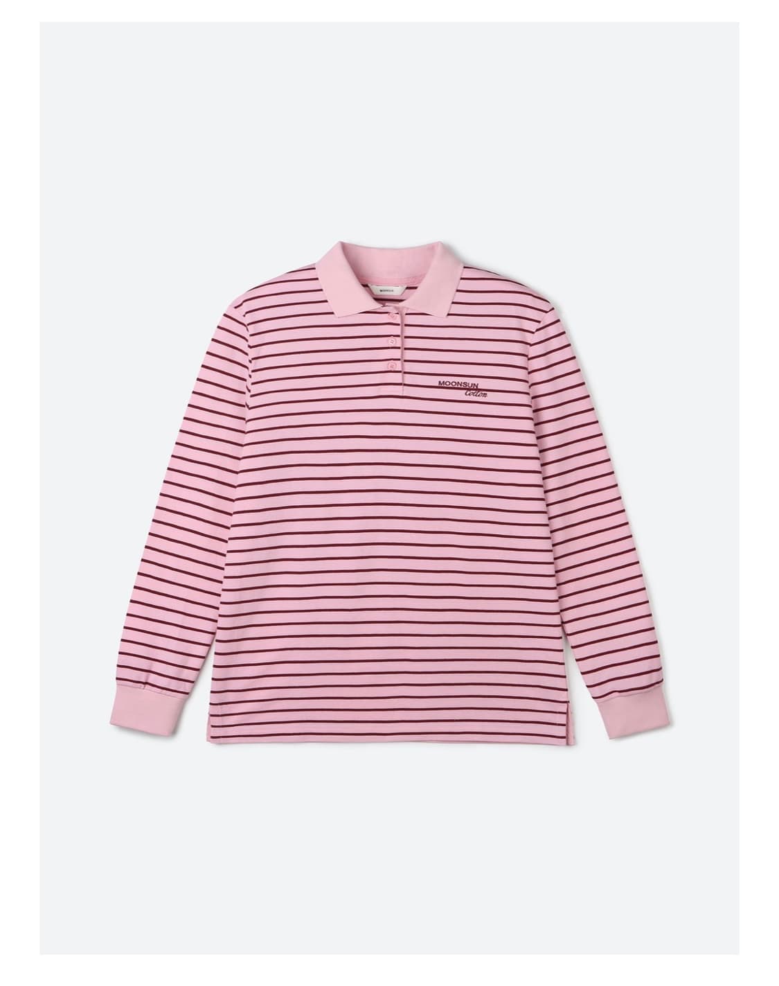 문선 핑크스트라이프피케티셔츠 Stripe PK shirt 상품이미지1