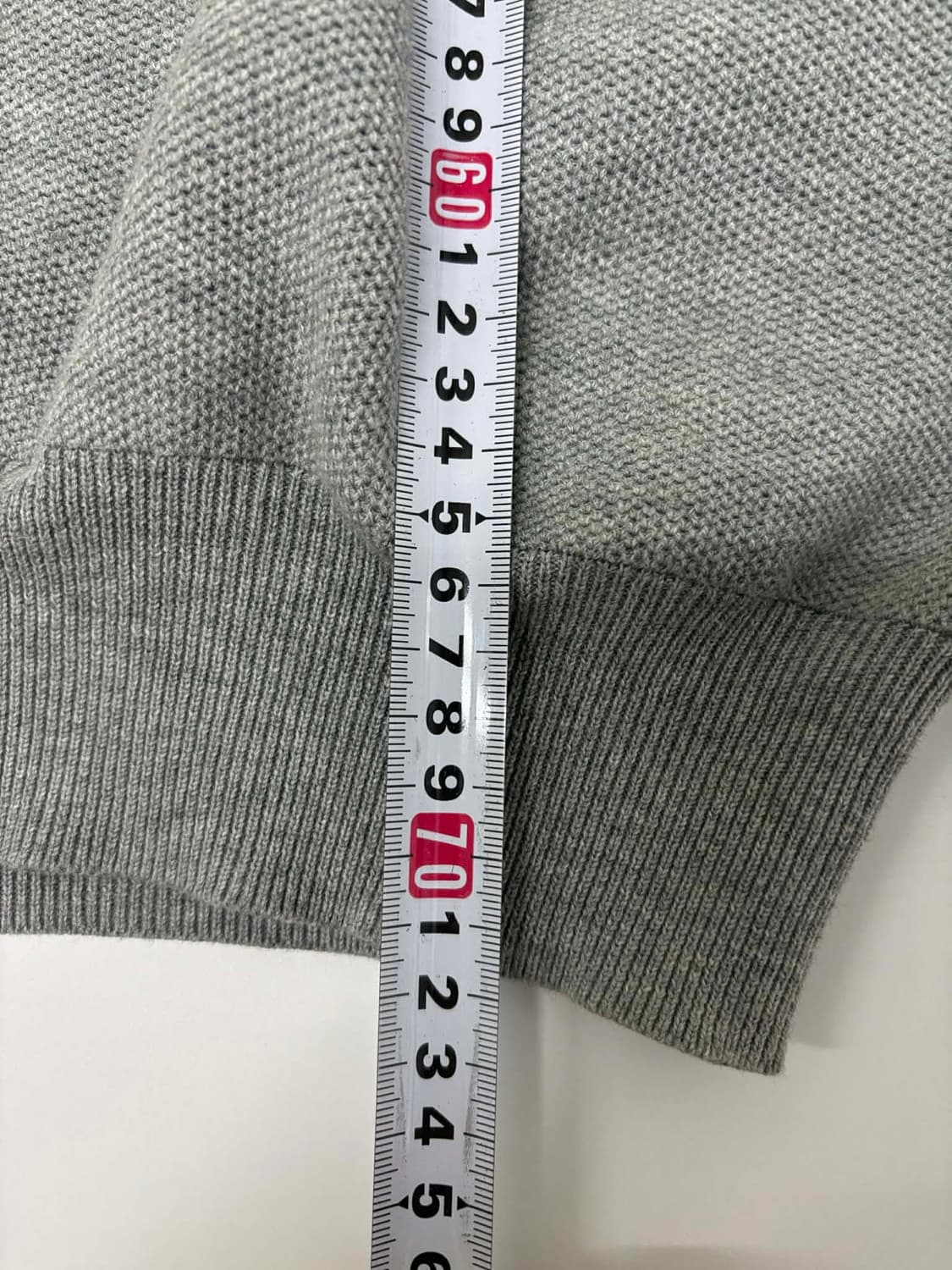 폴로 랄프로렌 그레이 준신형 매장판 피마코튼 맨즈라인 니트(M) 상품이미지6