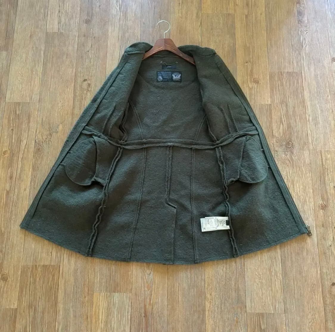 디젤 울코트 XS 슬림핏 수입 정품 밀리터리 집업 상품이미지3