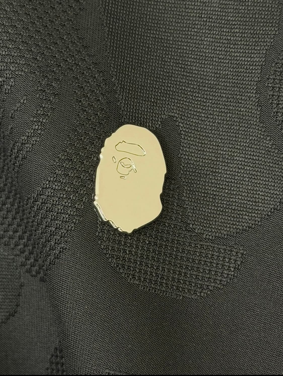 베이프 솔리드 카모 자카드 릴렉스 핏 집업후드 블랙(L) 상품이미지2