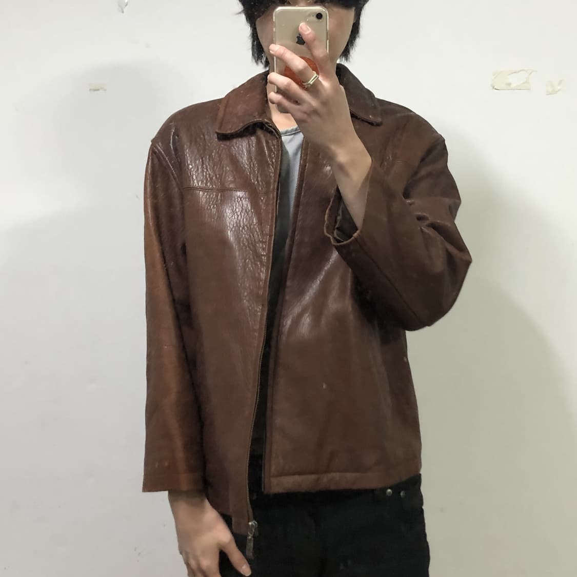 갤럭시 램스킨 레더자켓 상품이미지3