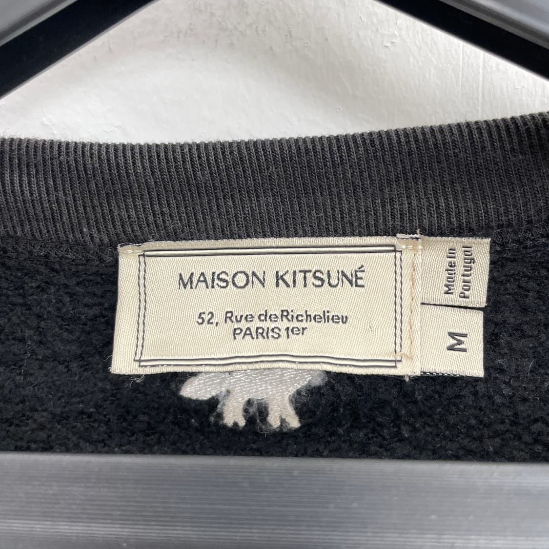 U 메종키츠네 블랙 폭스 자수 맨투맨 상품이미지5