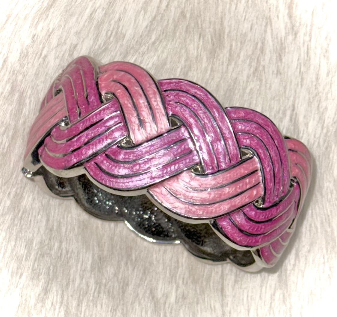 헤이세이 y2k 갸루 핑크 체인 뱅글 팔찌 상품이미지2