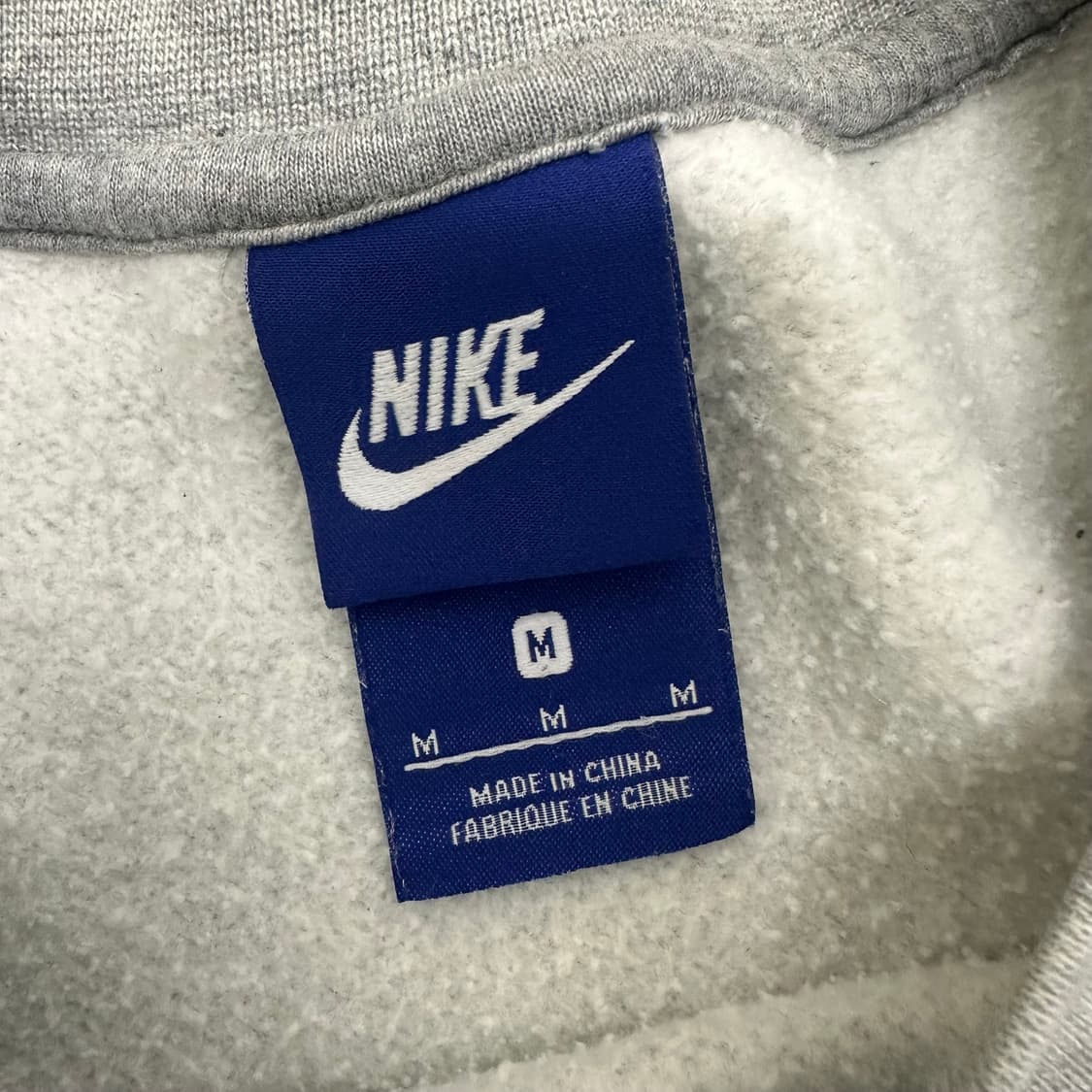 NIKE 나이키 기모 맨투맨 그레이 95(M) 상품이미지3