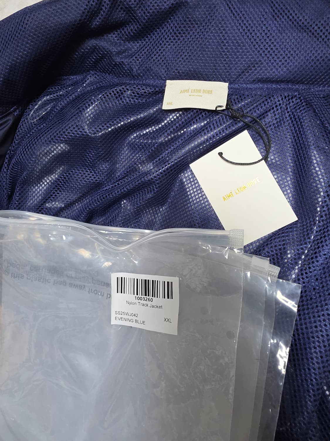 에메 레온 도르(에임 레온 도르) 마이크로 로고 나일론 자켓 이브닝 블루 상품이미지2