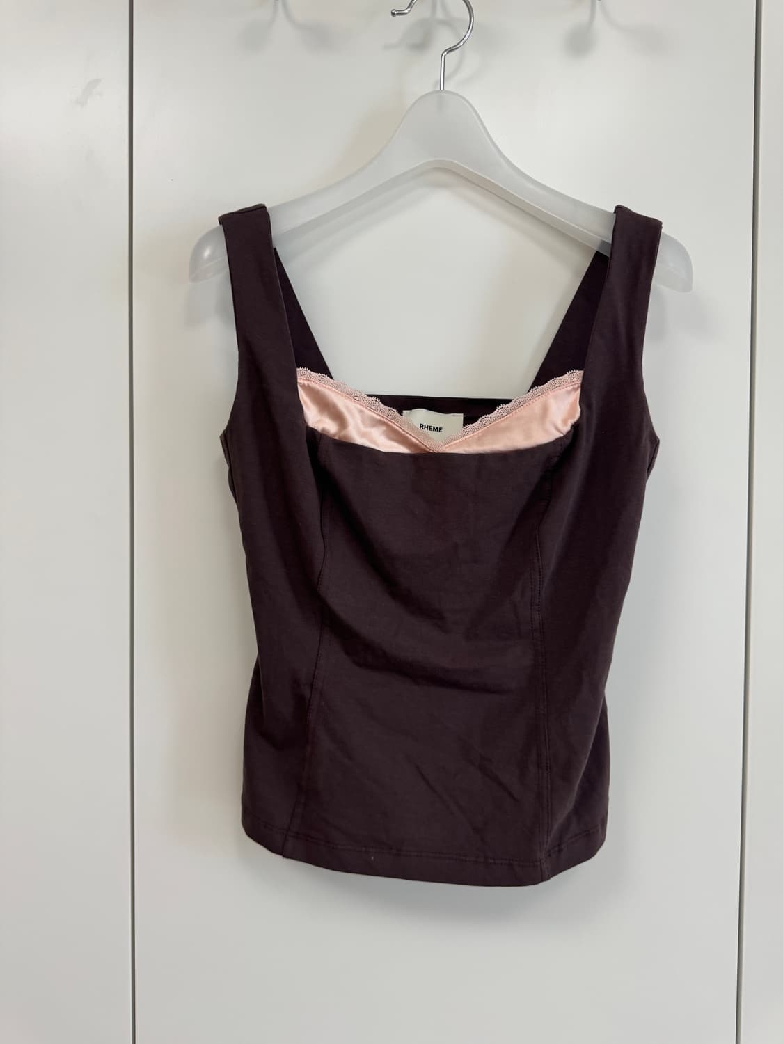 Rheme silk lace langerie 리임 실크 레이스 란제리 탑 상품이미지1