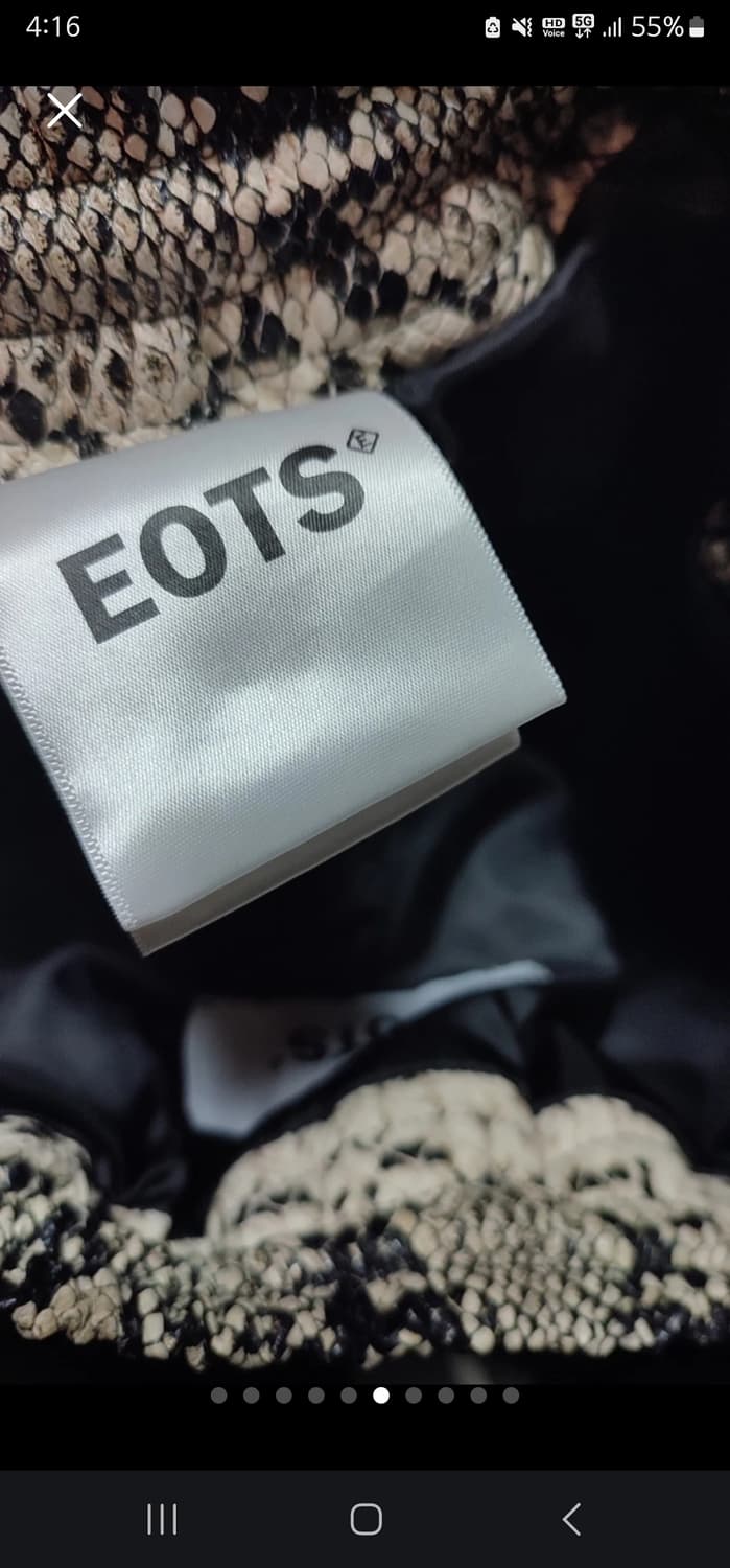 [ARCHIVE]EOTS 양가죽 램스킨 스네이크 조거팬츠 M 상품이미지9