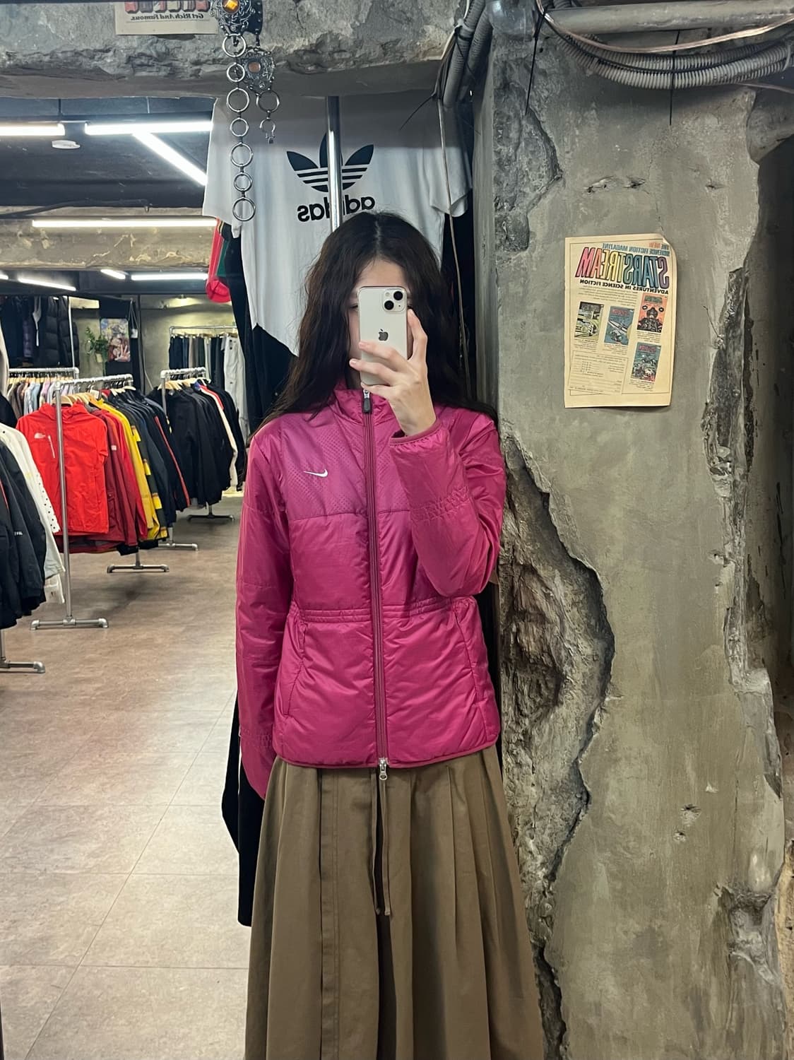 나이키 골프 집업 자켓 핑크 M #csz2094 상품이미지2