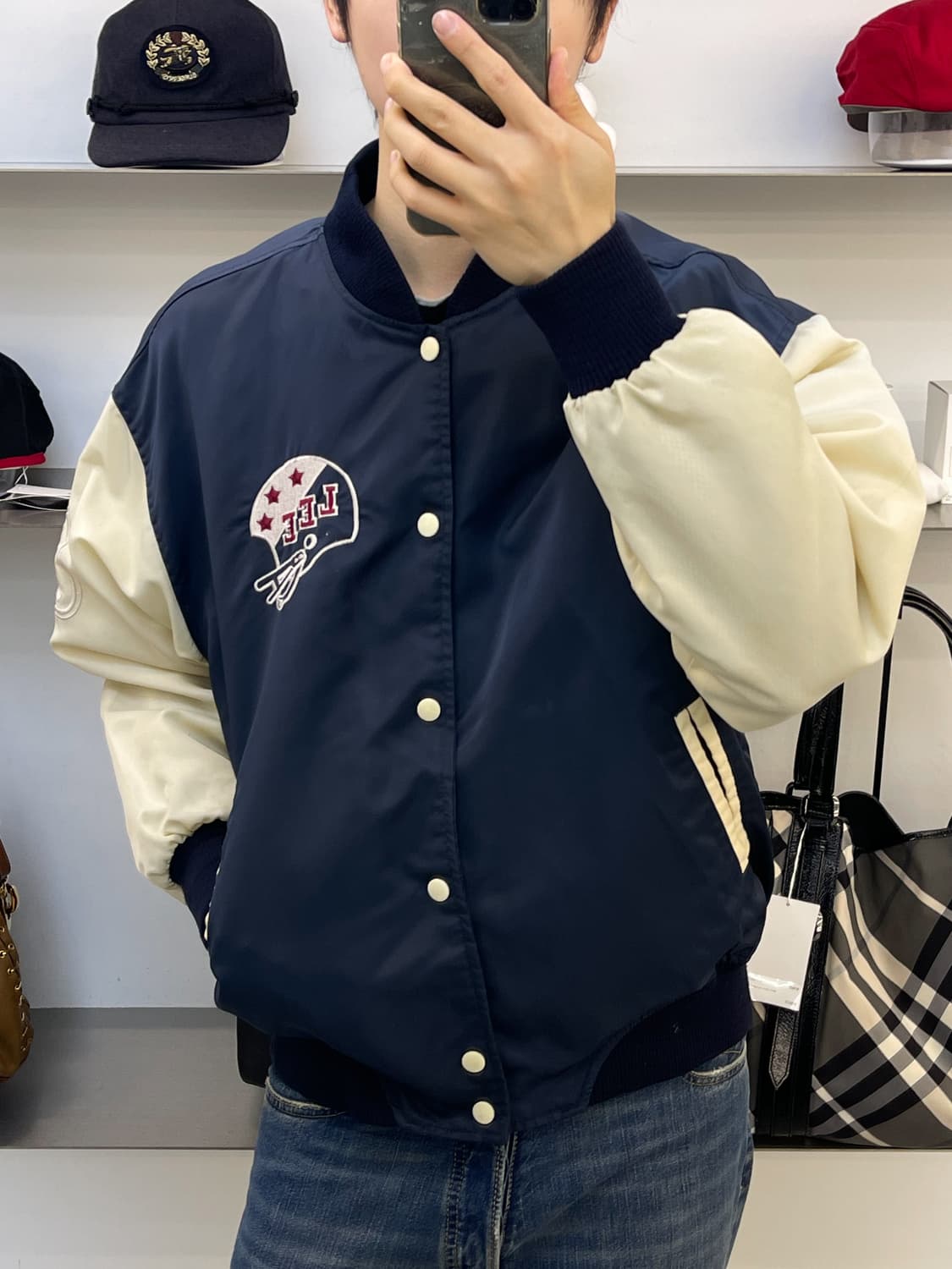 리 90s 루트 66 나일론 새틴 자켓 상품이미지2