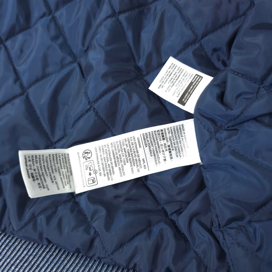 리바이스 에비에이터 데님자켓 연청 (M) 상품이미지5