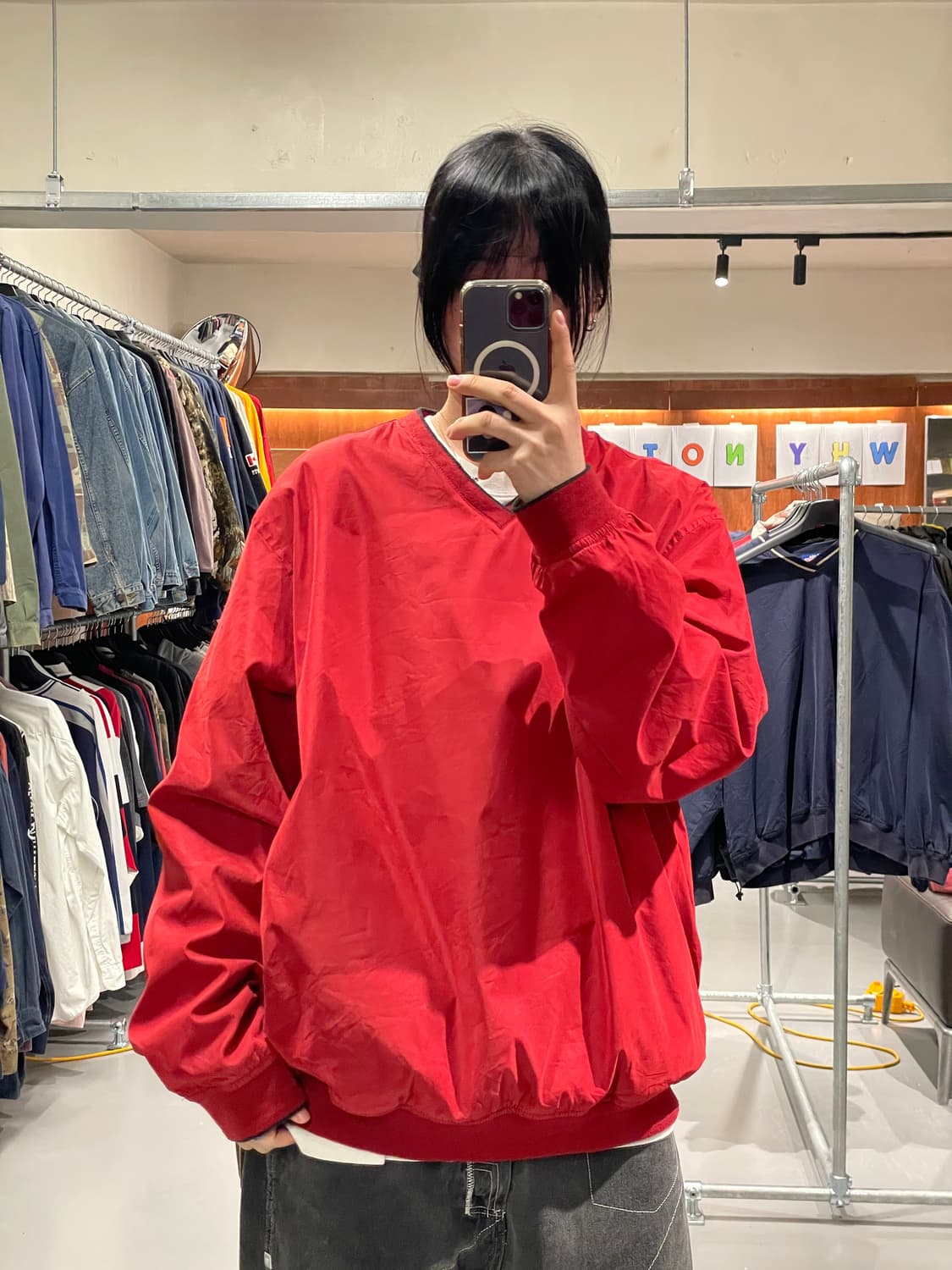 IZOD 빈티지 바람막이 웜업 상품이미지1