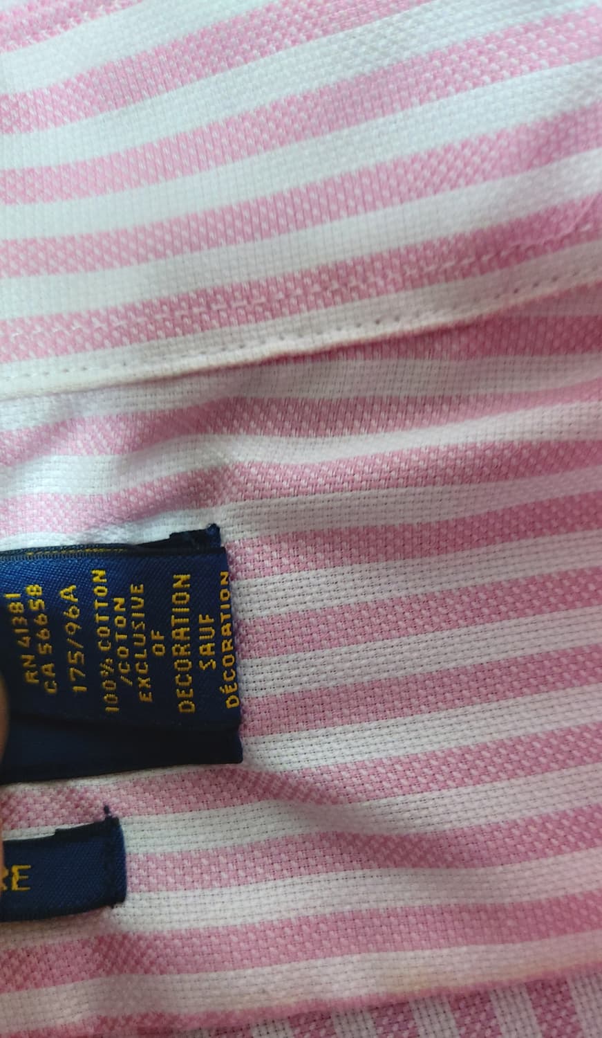 폴로 랄프로렌 이지케어 핑크 스트라이프 셔츠(L~XL)

 상품이미지6