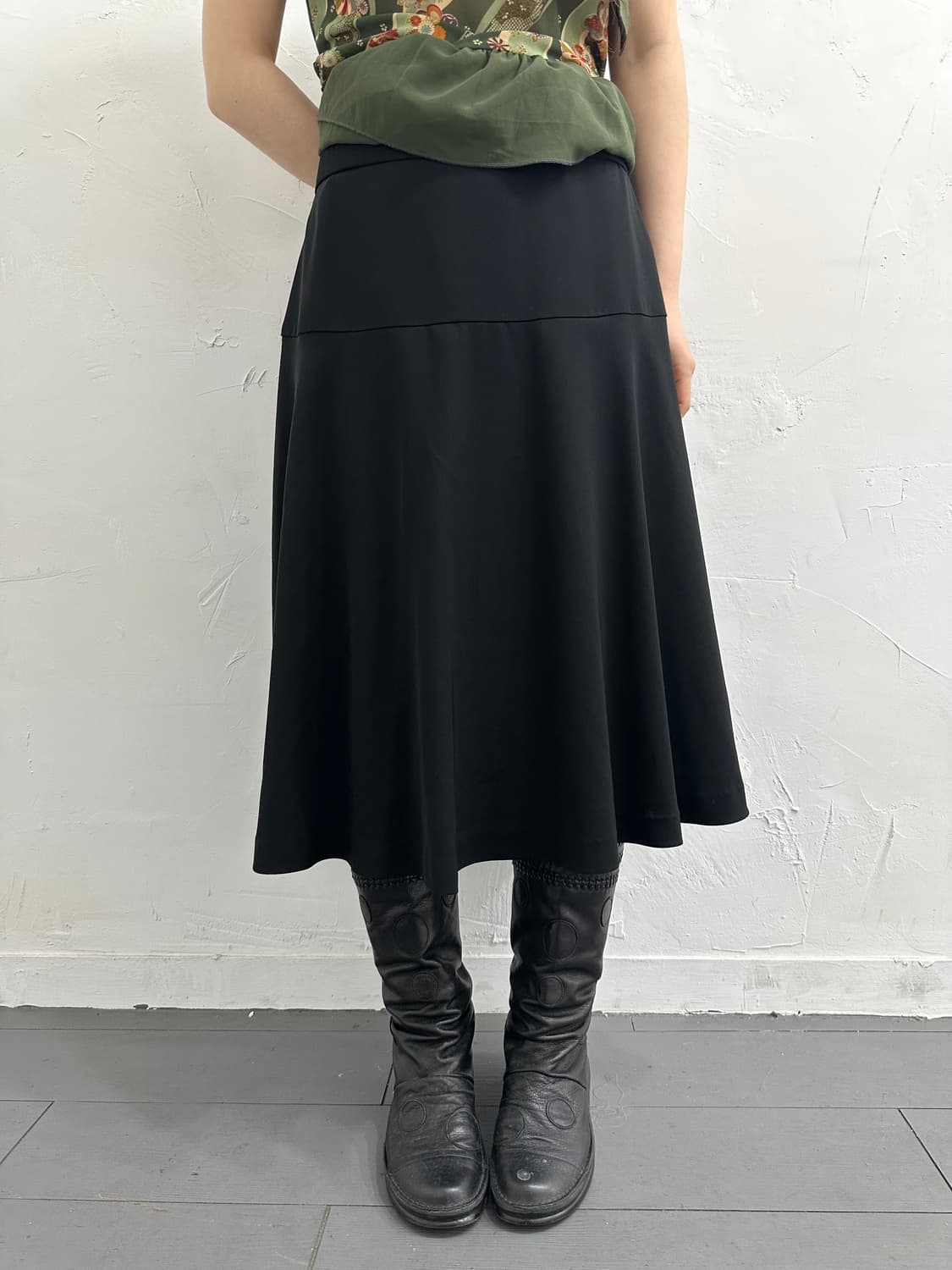 black midi skirt 상품이미지3