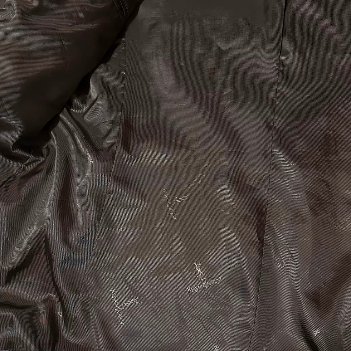 90's 입생로랑 레더 스포츠 자켓 상품이미지4