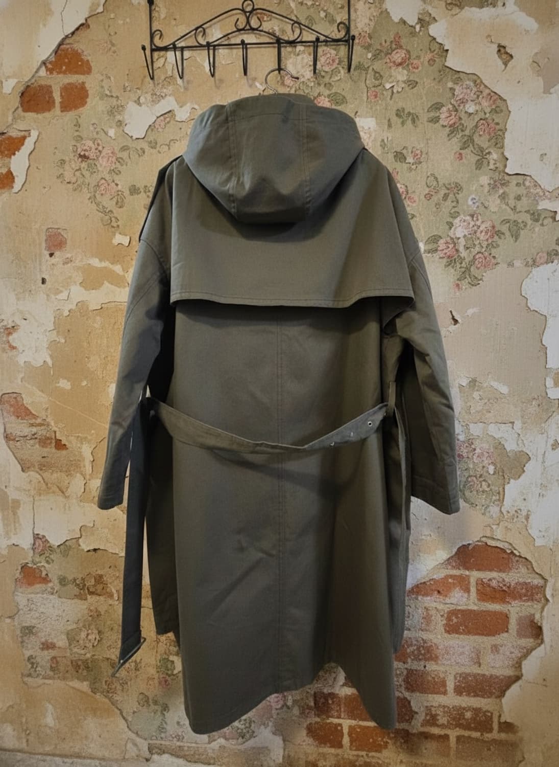 TRIPLEROOT 카키 후드 코트 P 새상품 상품이미지2