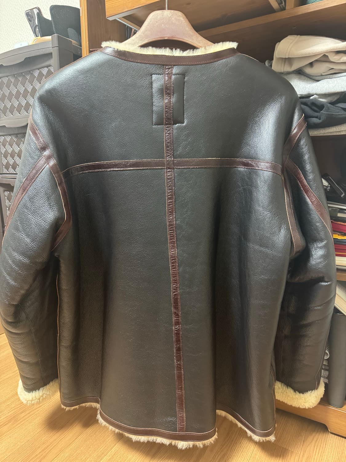 블라인드파일즈 양털 무톤 자켓 무스탕 [2] 상품이미지2