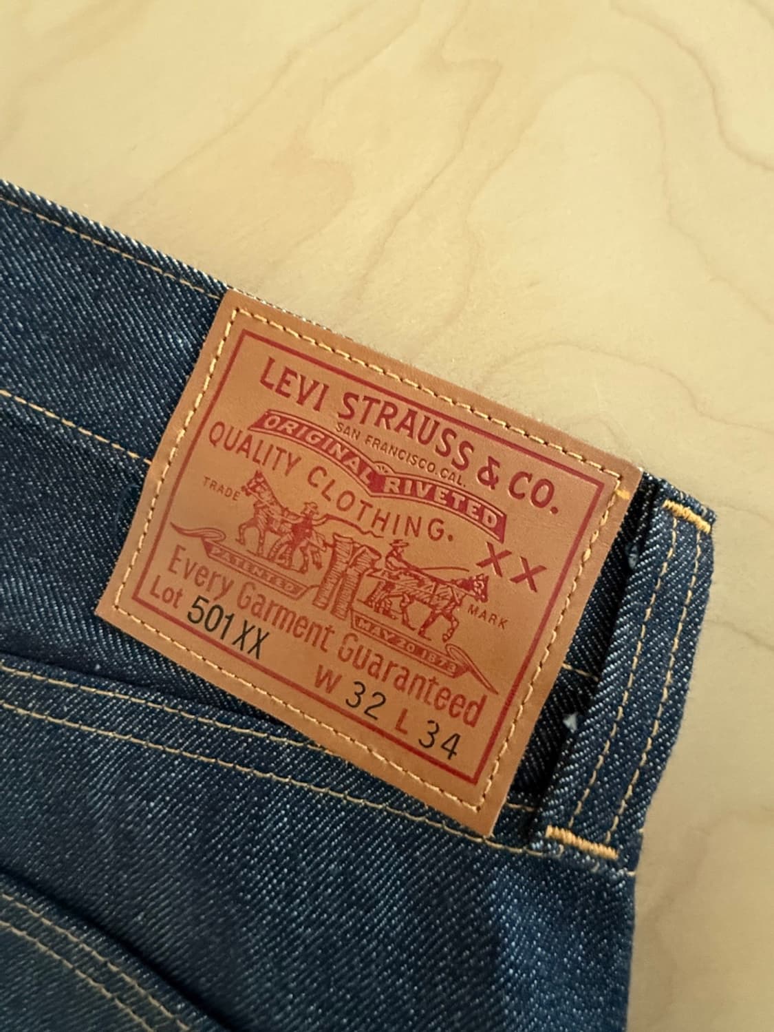 리바이스 47501XX 청바지 W32 L34 상품이미지2