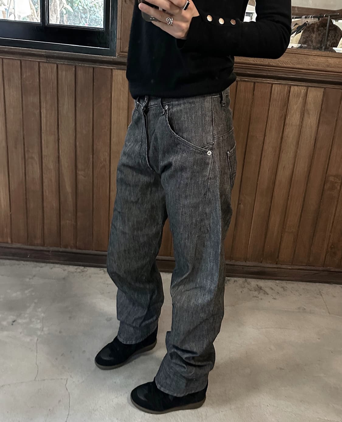 LEVI'S engineered regular black w30 상품이미지1