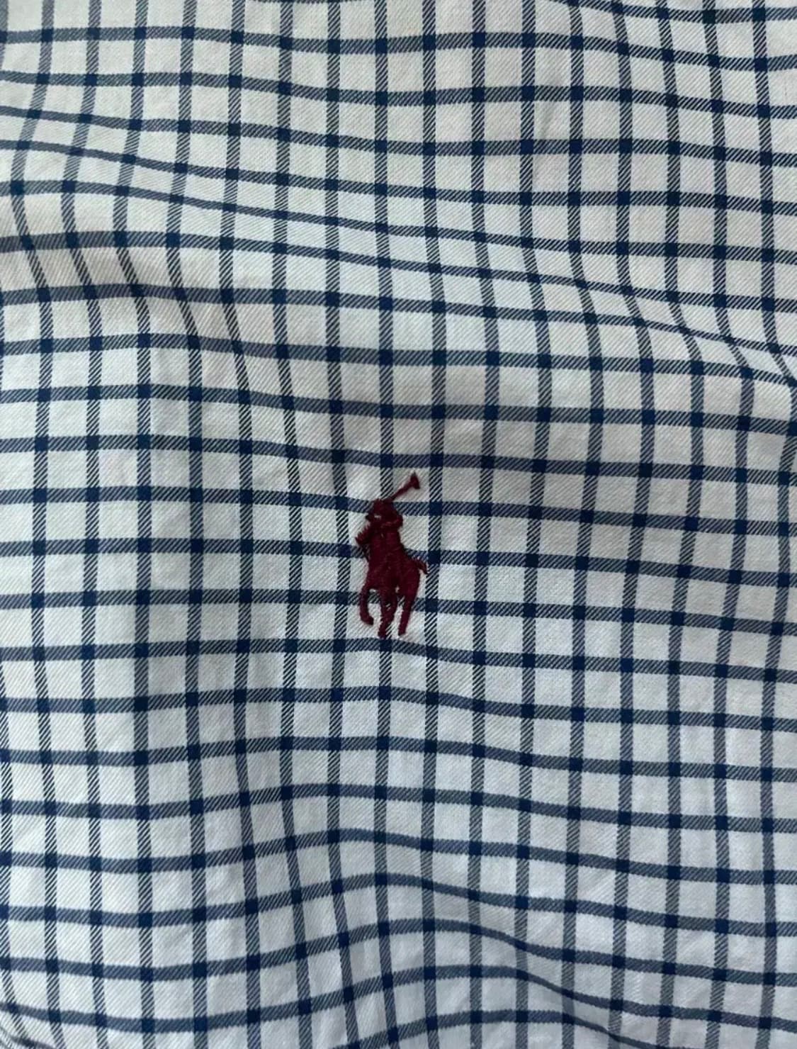 랄프로렌 정품 체크 셔츠 상품이미지2