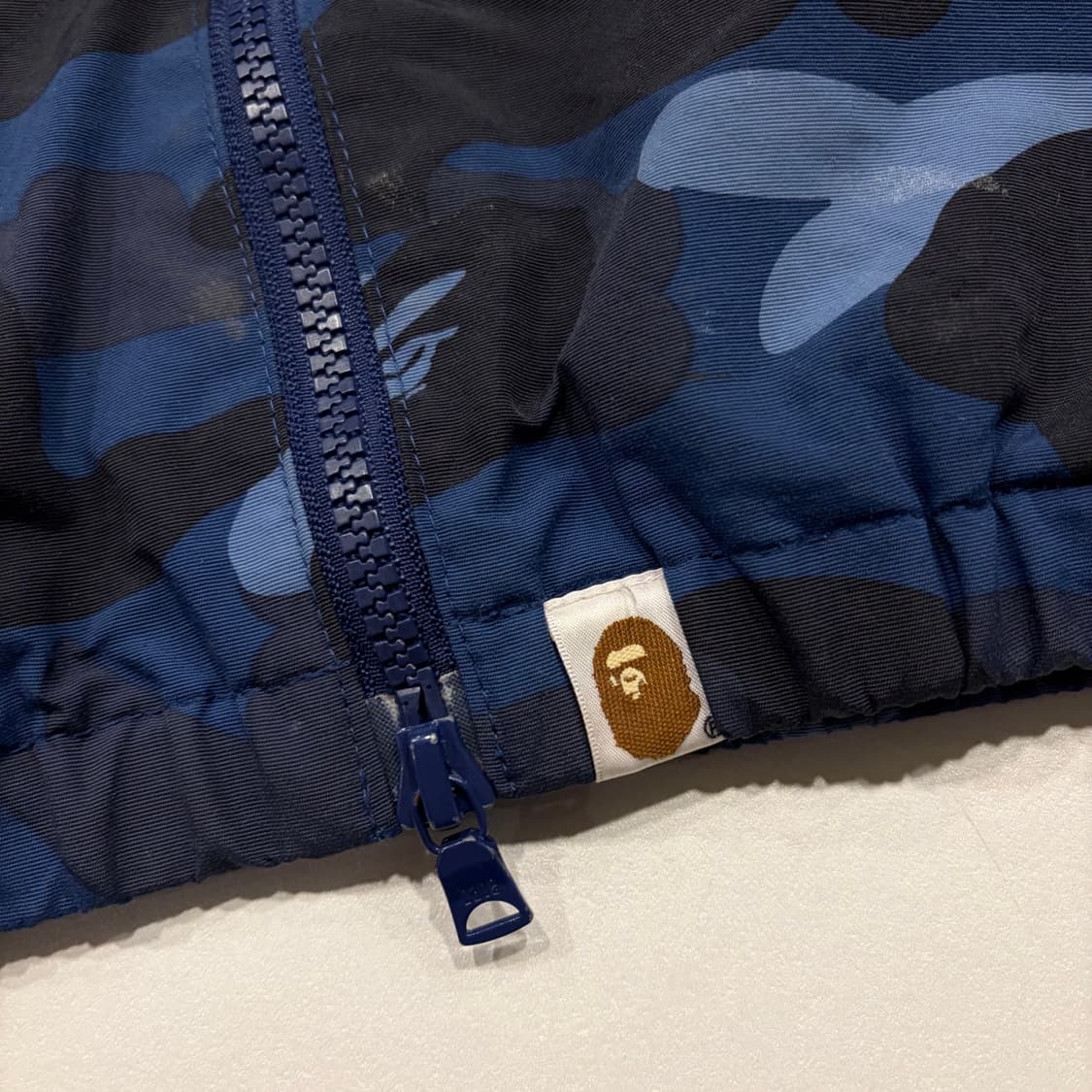 [XL] 베이프 A Bathing Ape 블루 카모 트랙 자켓 B403 상품이미지7