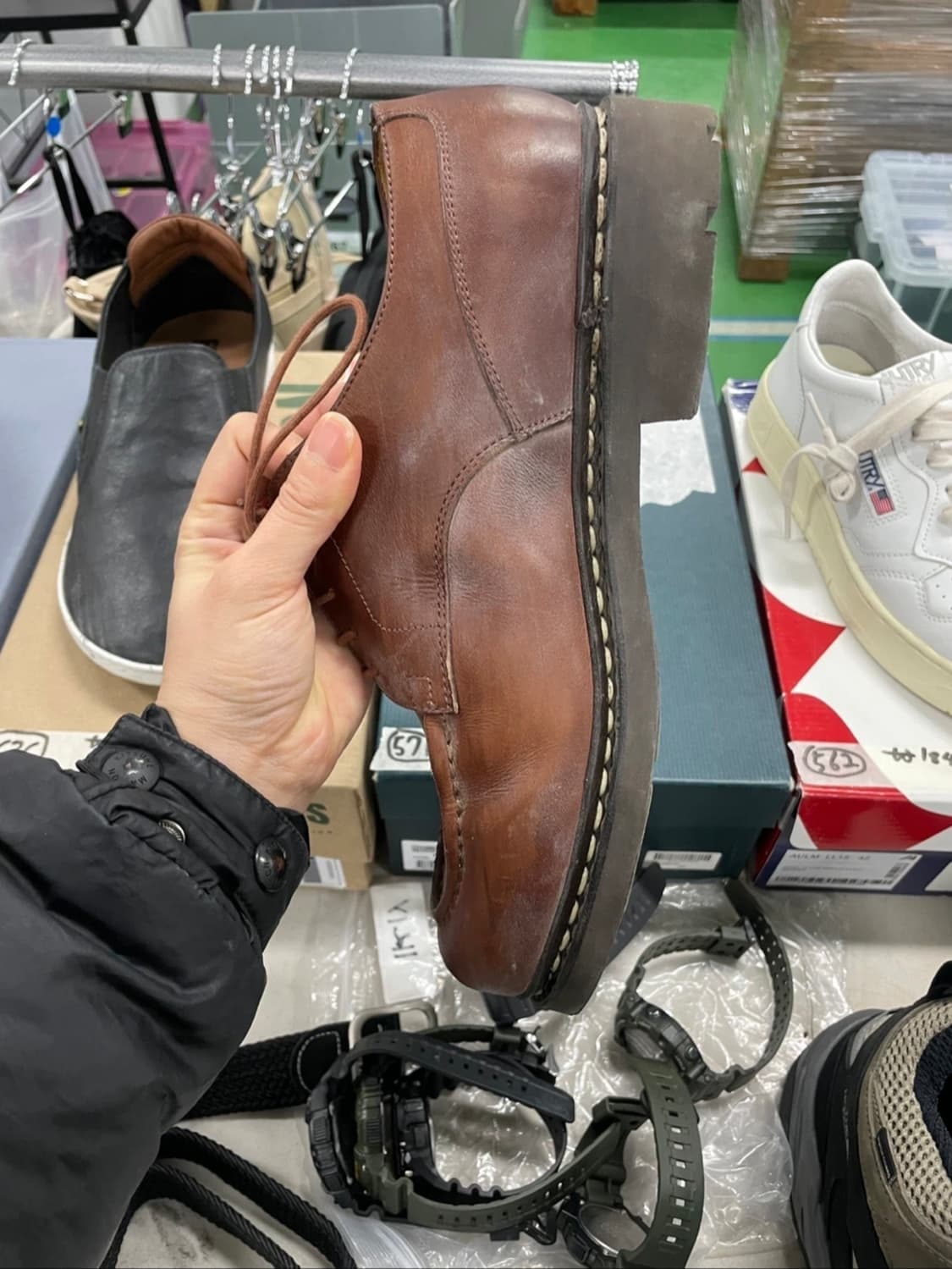 파라부트 샴보드 마룬 컬러 UK8 상품이미지3