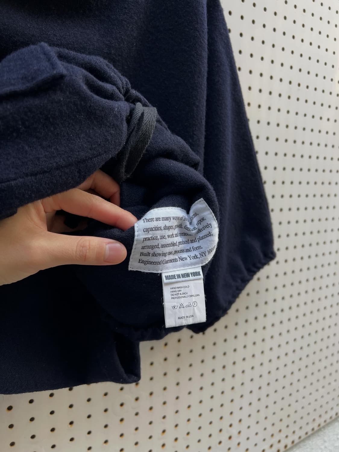 ENGINEERED GARMENTS WOOL HALF T 엔가울반팔 상품이미지3