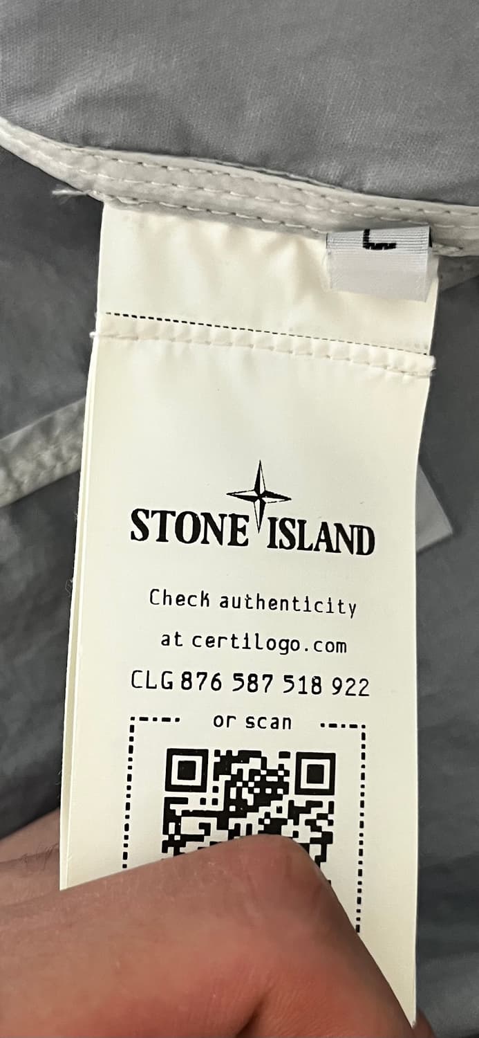 [L] 정품 스톤아일랜드 22ss 멤브라나 3L TC 자켓 아이스 상품이미지7