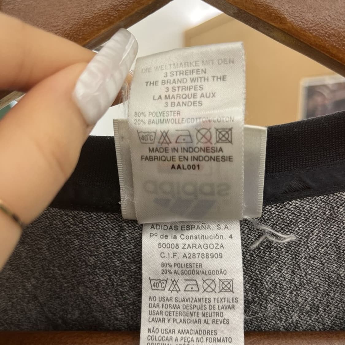 아디다스 레알마드리드 100주년 유니폼 롱슬리브 M C10757 상품이미지6