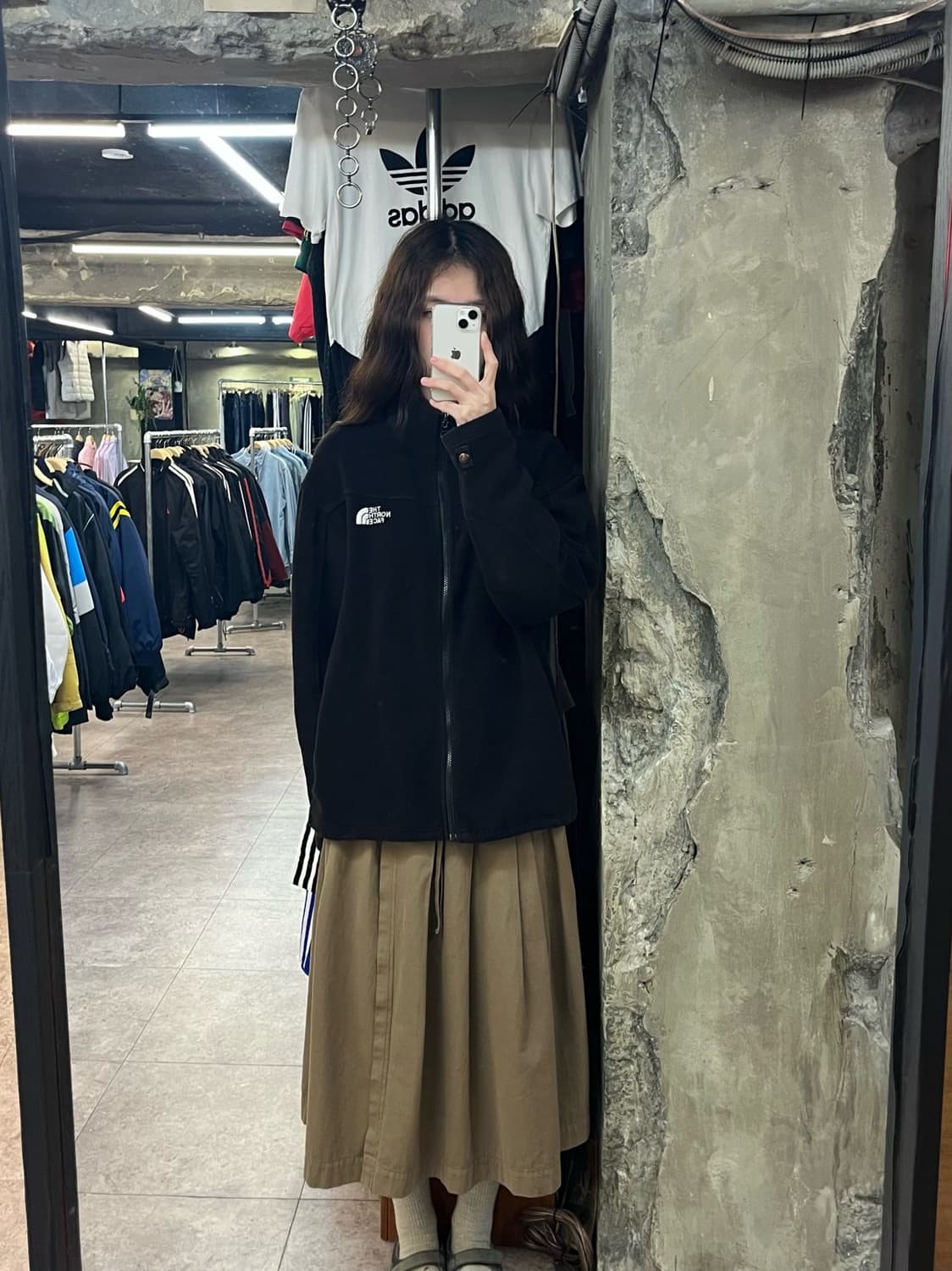 노스페이스 플리스 자켓 블랙 L #csz2546 상품이미지2