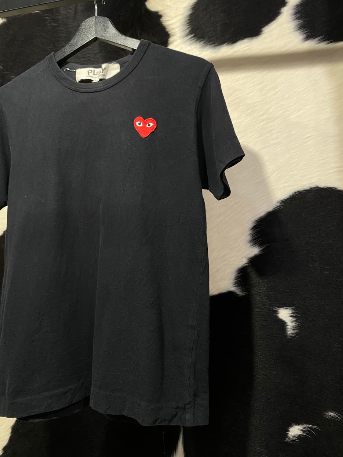 Comme des Garcons 플레이라인 자수패치 반팔 티셔츠 상품이미지4