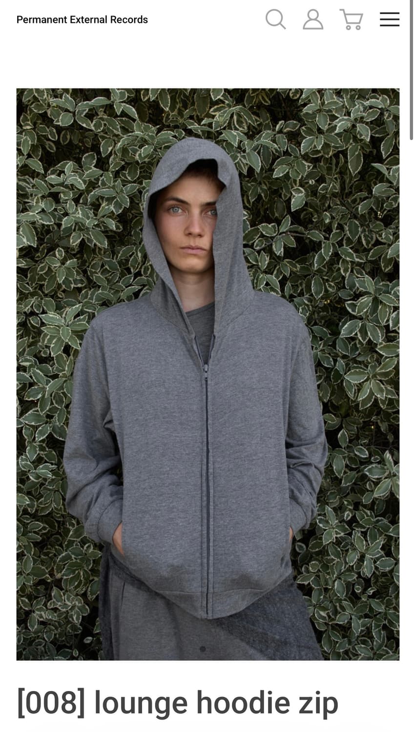 머듈 후드집업 사이즈2 그레이 상품이미지1