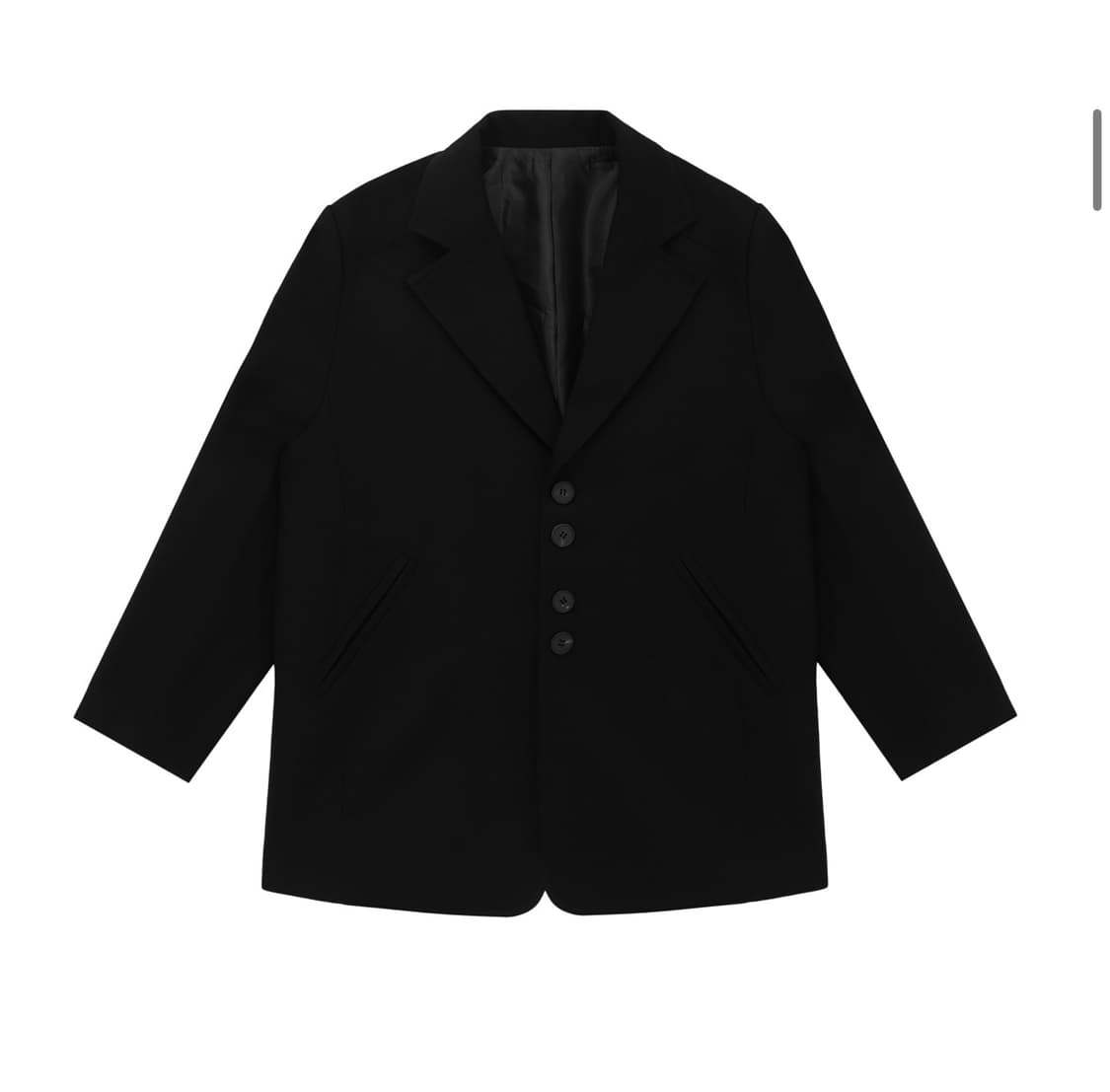 트리밍버드) Over Fit Wool Jacket BK F 상품이미지4