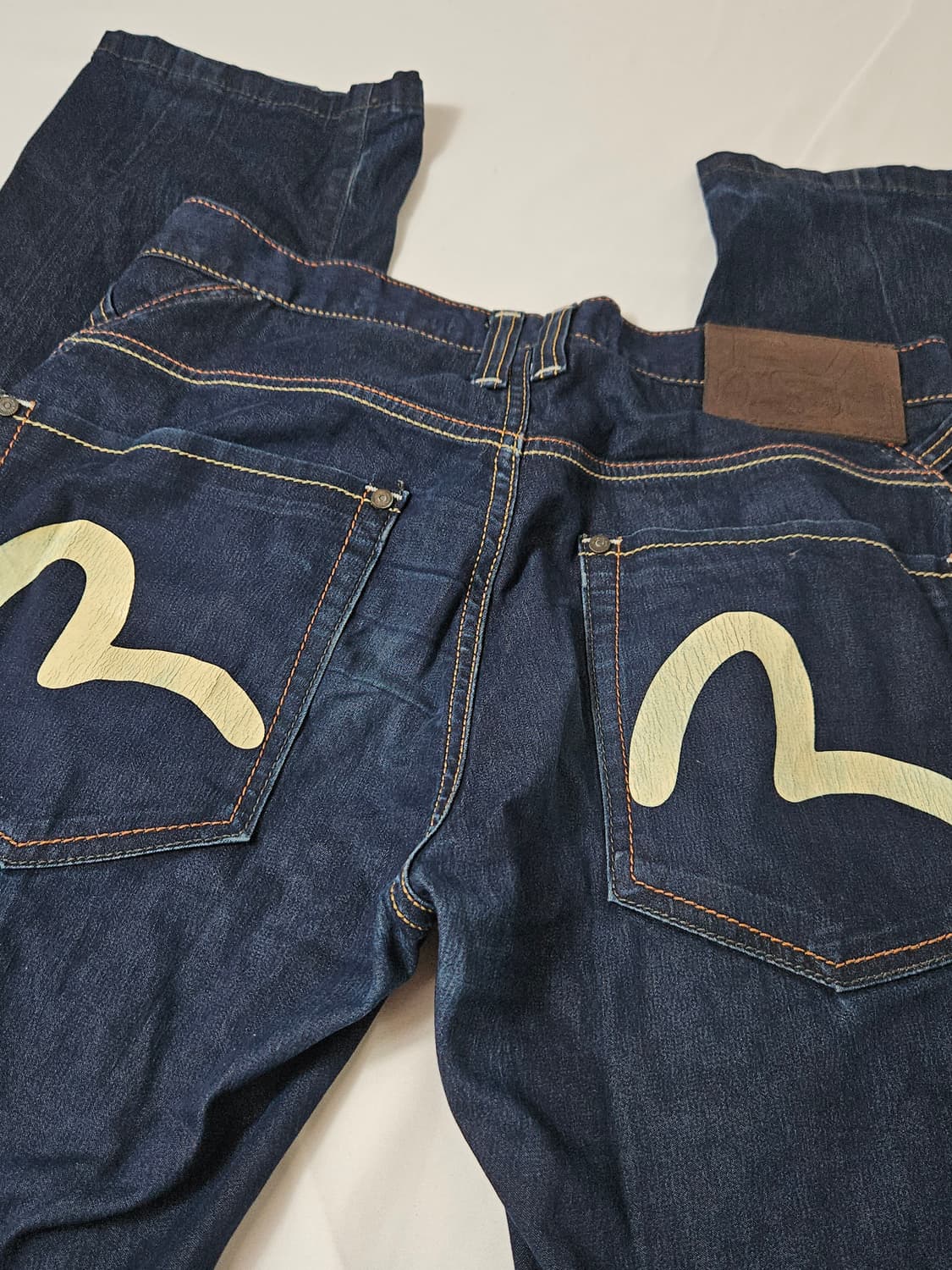 Evisu 에비수 가죽패치 데님팬츠 청바지 진 빈티지 30 상품이미지3