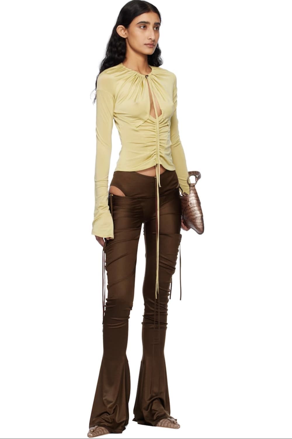 KNWLS 셔링 블라우스 상품이미지5