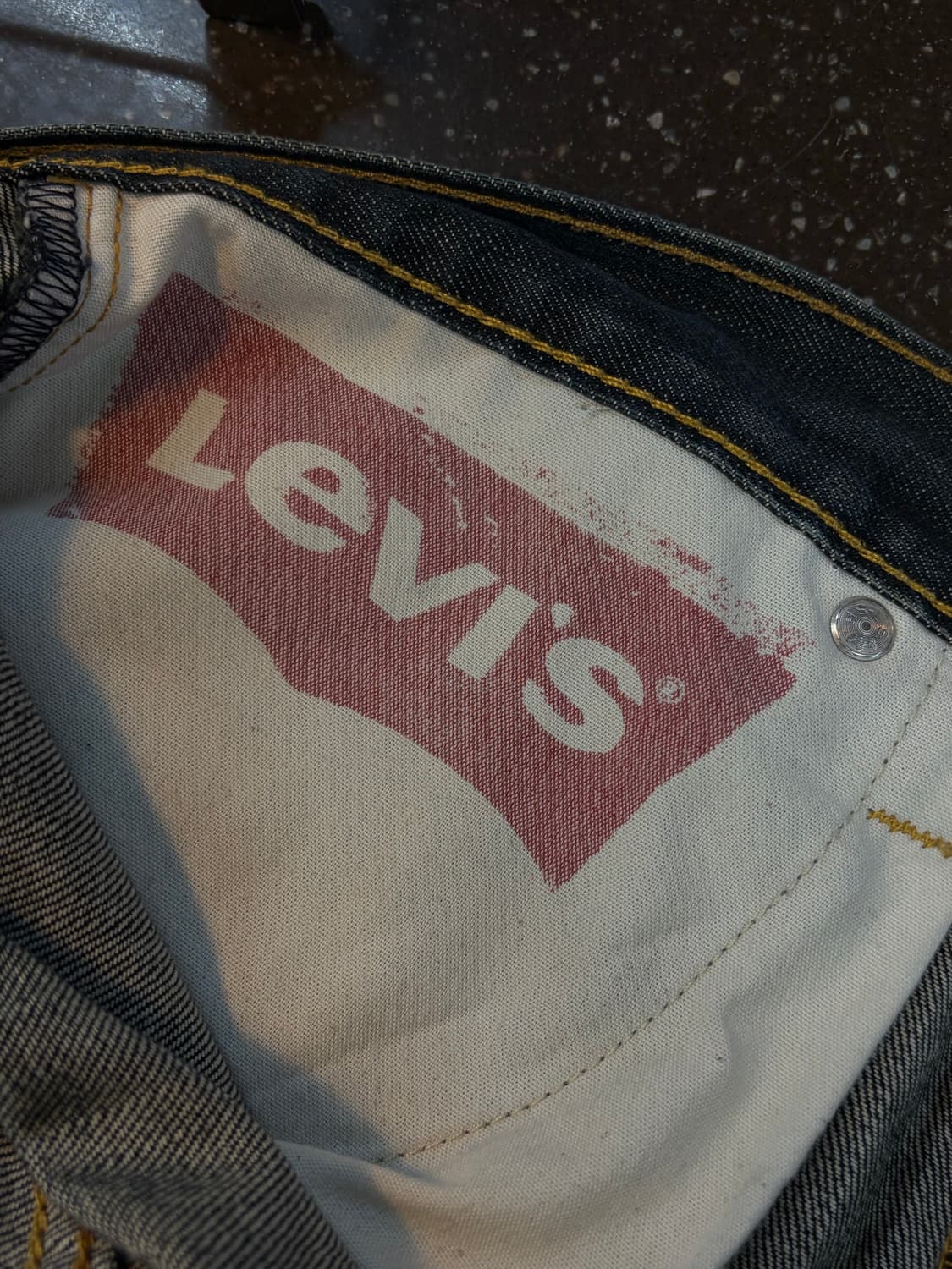 (34) 리바이스 521 진청 빈티지 워싱 데님 팬츠 상품이미지5