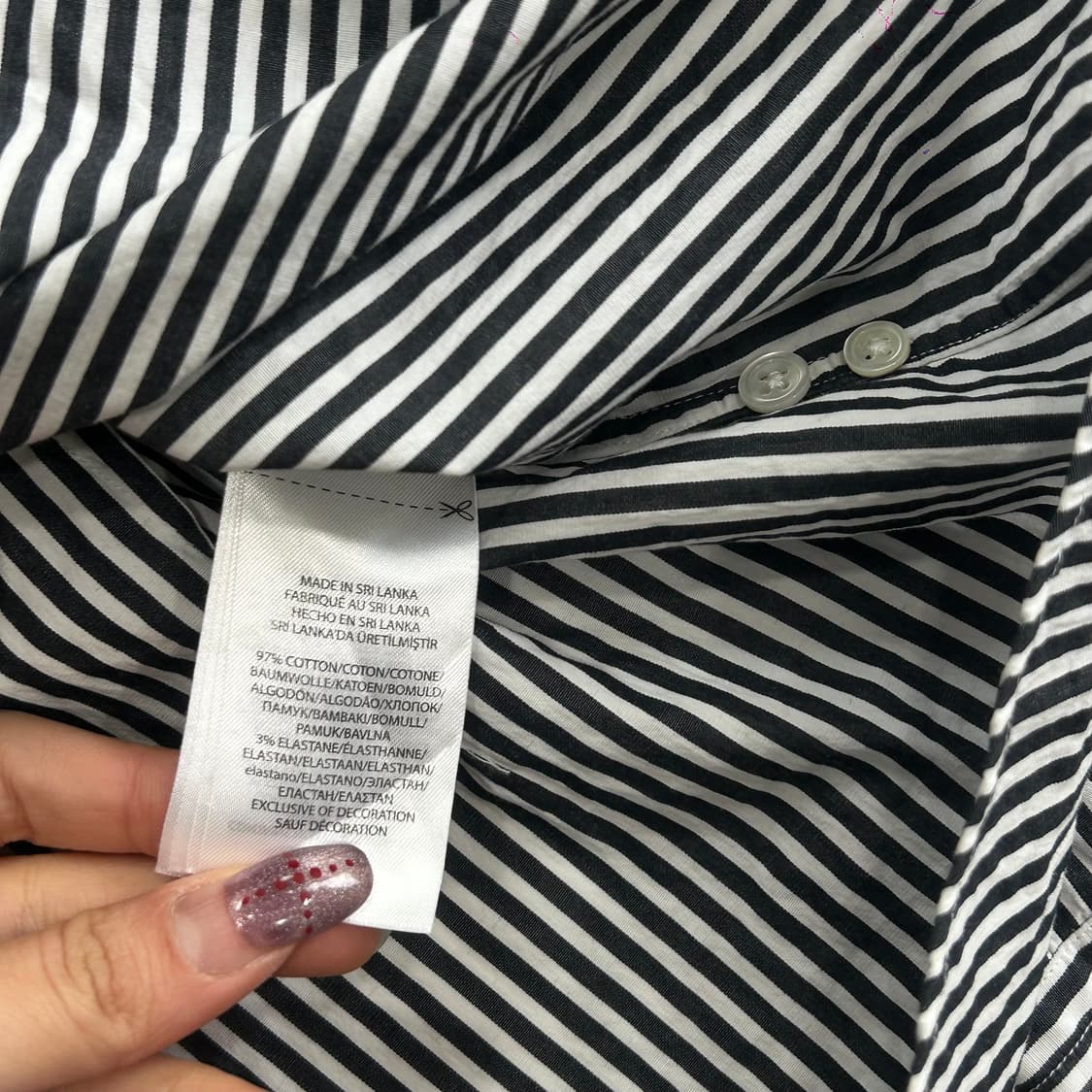 Polo 폴로 블랙포니 블랙 스트라이프 셔츠 상품이미지6