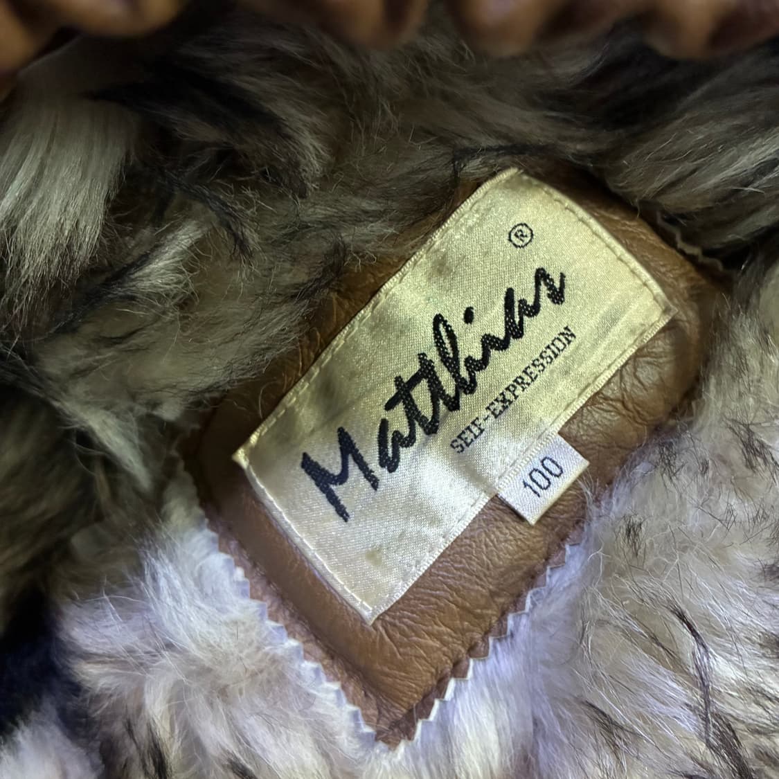 빈티지 양가죽 퍼 자켓 100 상품이미지4