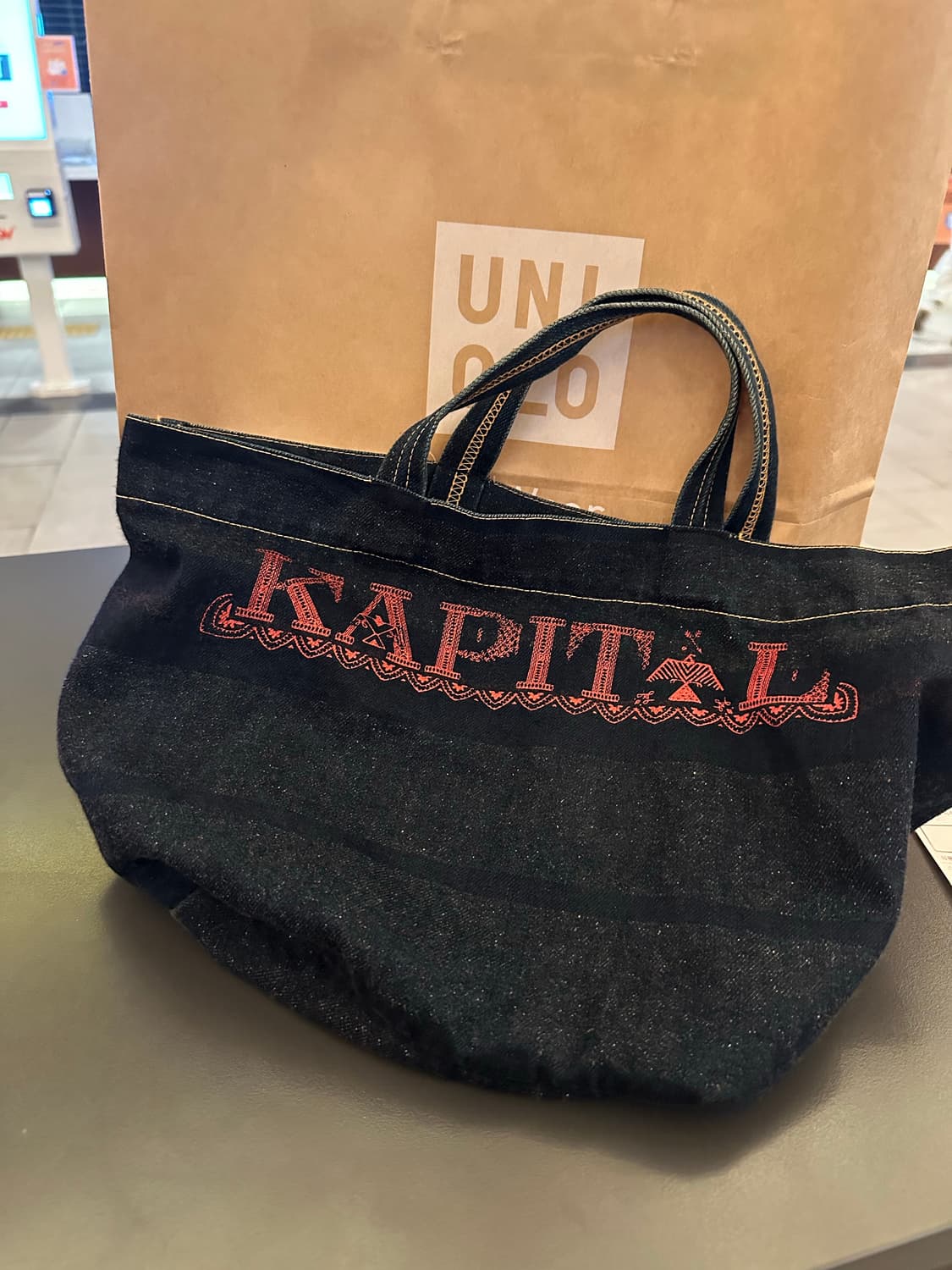 Kapital reversible logo tote bag 상품이미지1