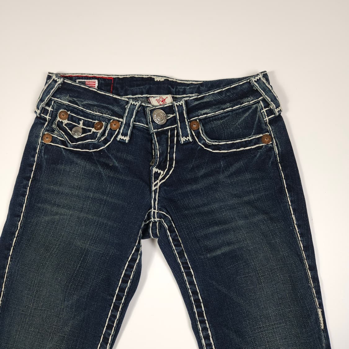 트루릴리전 로우라이즈 부츠컷 데님팬츠  상품이미지2