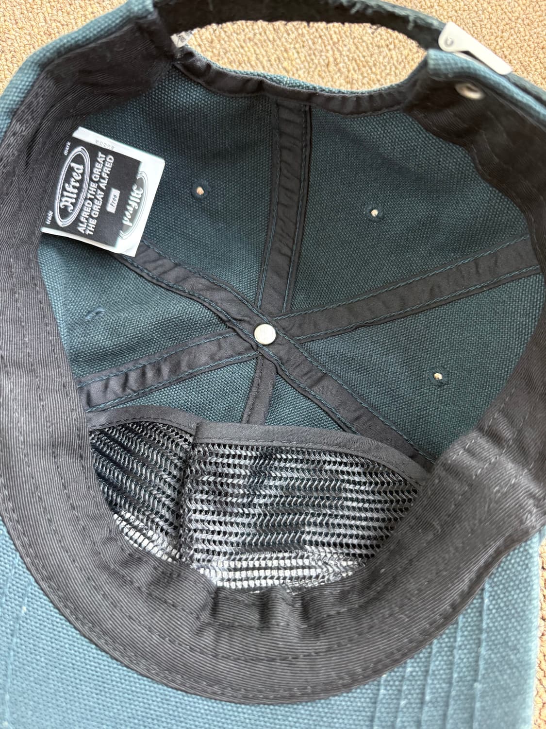 헤리티지플로스 알프레드 6패널 캡 차콜 상품이미지2