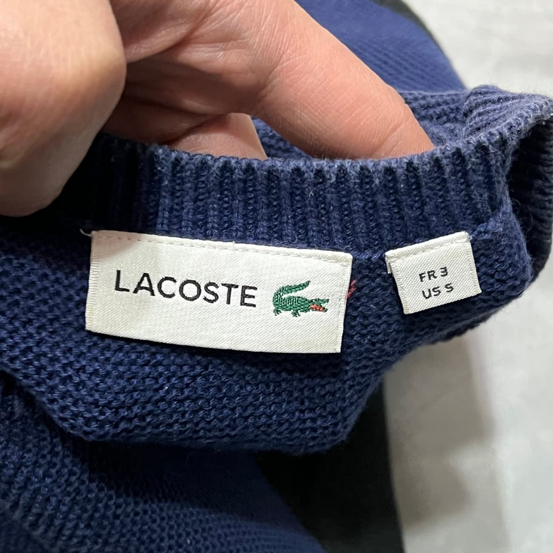  라코스테 스트라이프 니트 y15636 상품이미지5