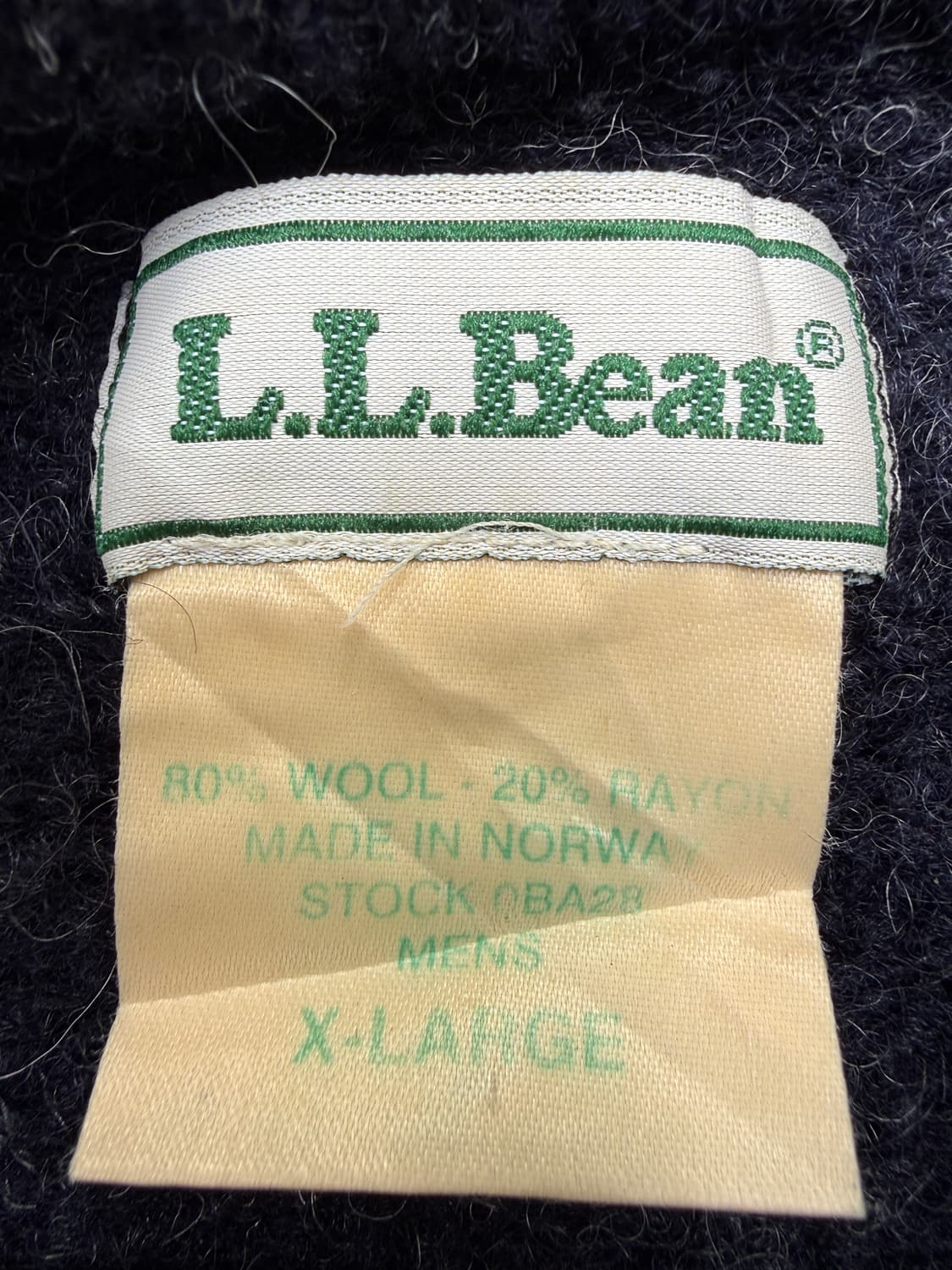 L.L bean 노르웨이 3버튼 울니트 XL 상품이미지3