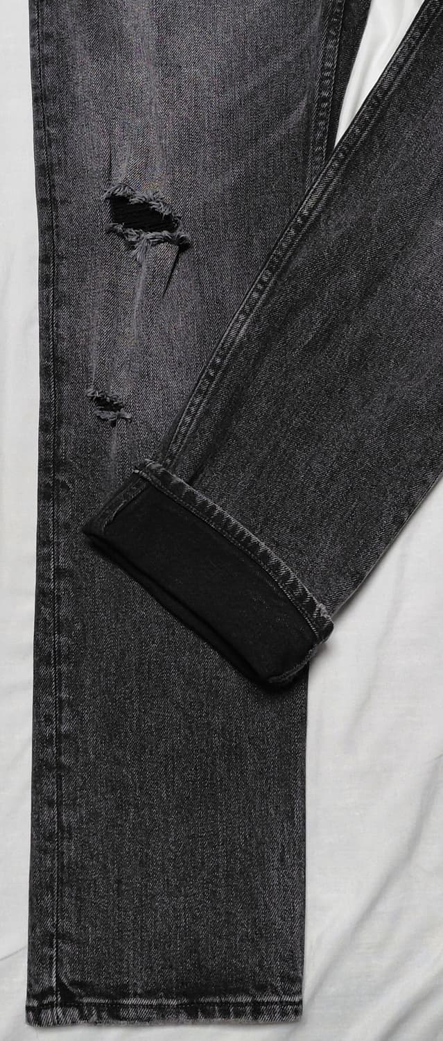 [W32] AllSaints Rex Slim Distressed 블랙진 상품이미지4