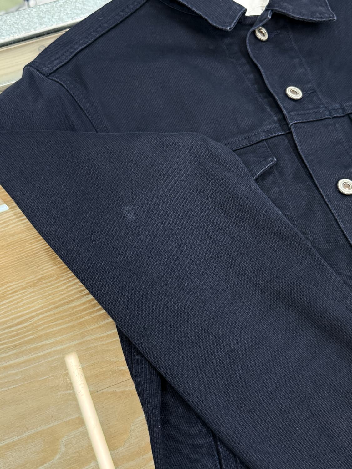 콰드로 네이비 트러커 자켓 상품이미지9