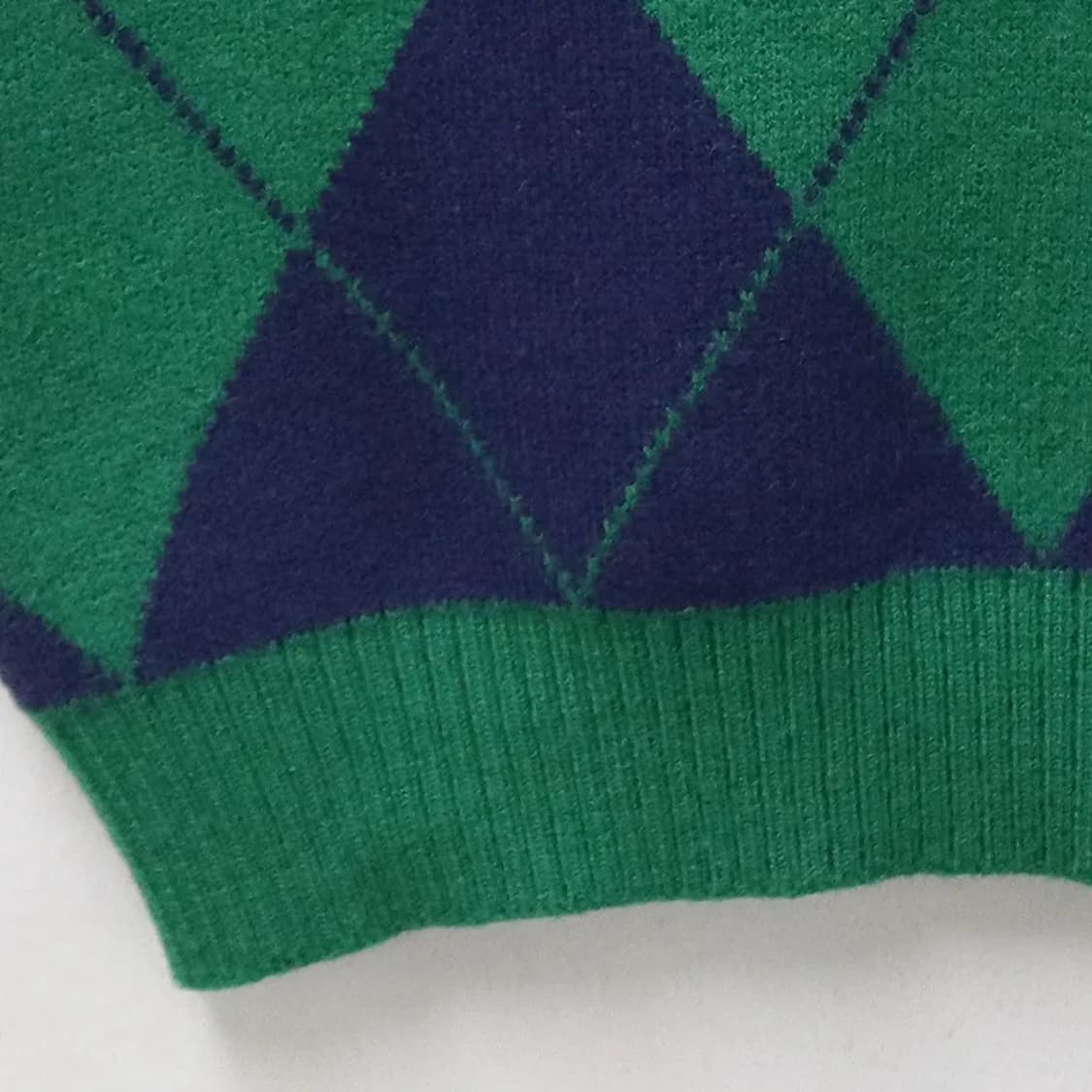 아가일 니트 베스트 61506 상품이미지4