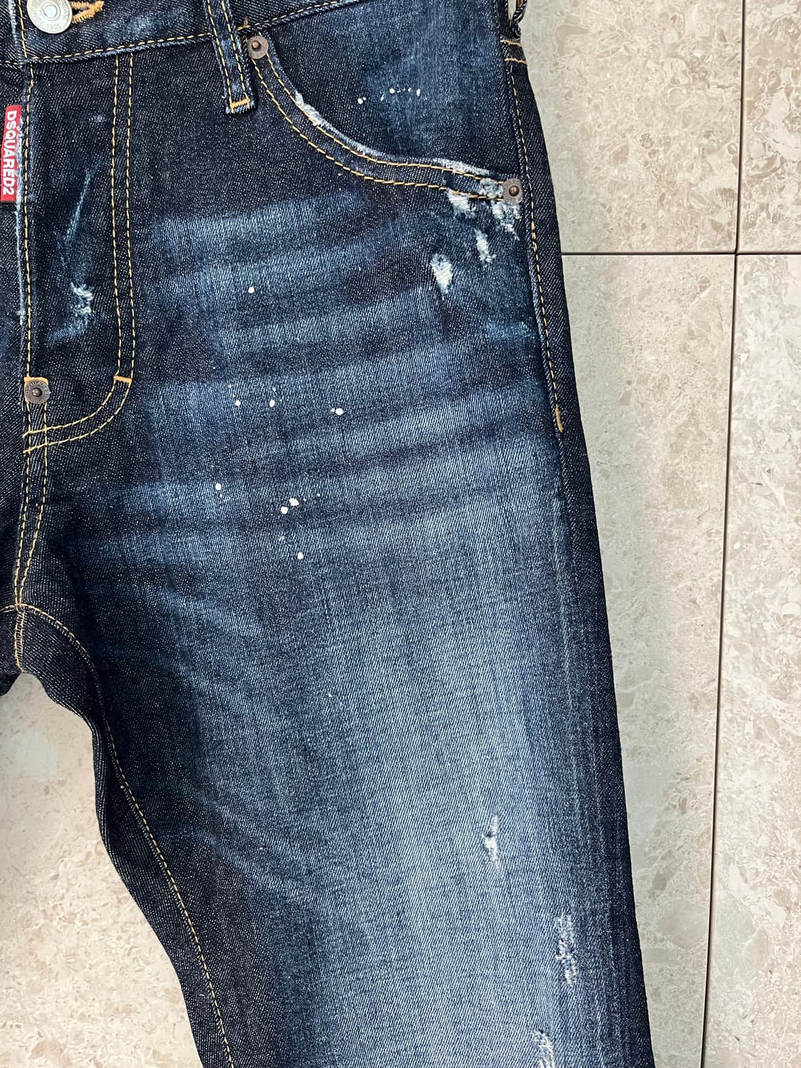디스퀘어드2 데미지 워싱 청바지 46 정품 상품이미지3