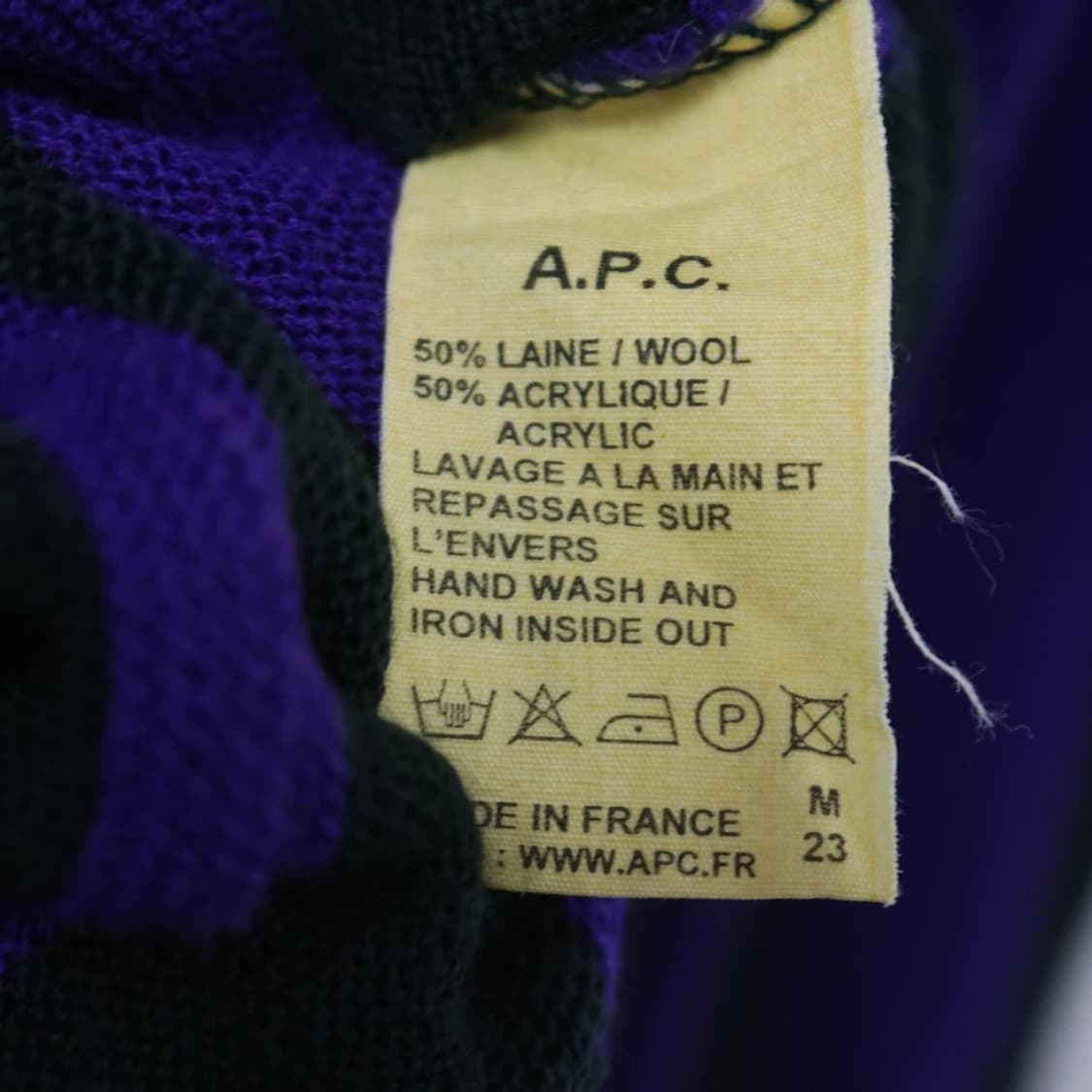 아페쎄 스트라이프 울 혼방 니트 가디건 63761 상품이미지10