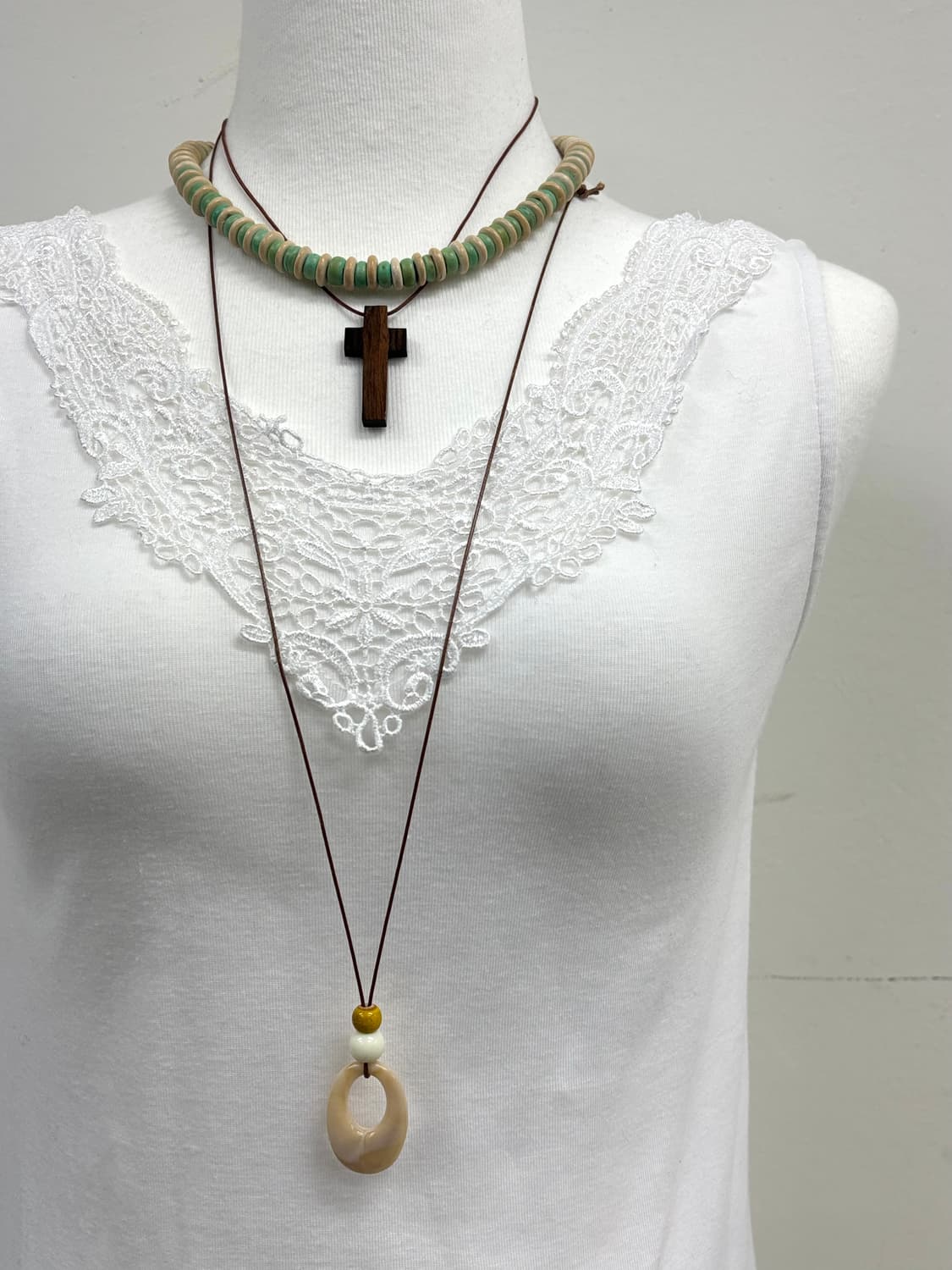 빈티지 에스닉 목걸이 세트 상품이미지1