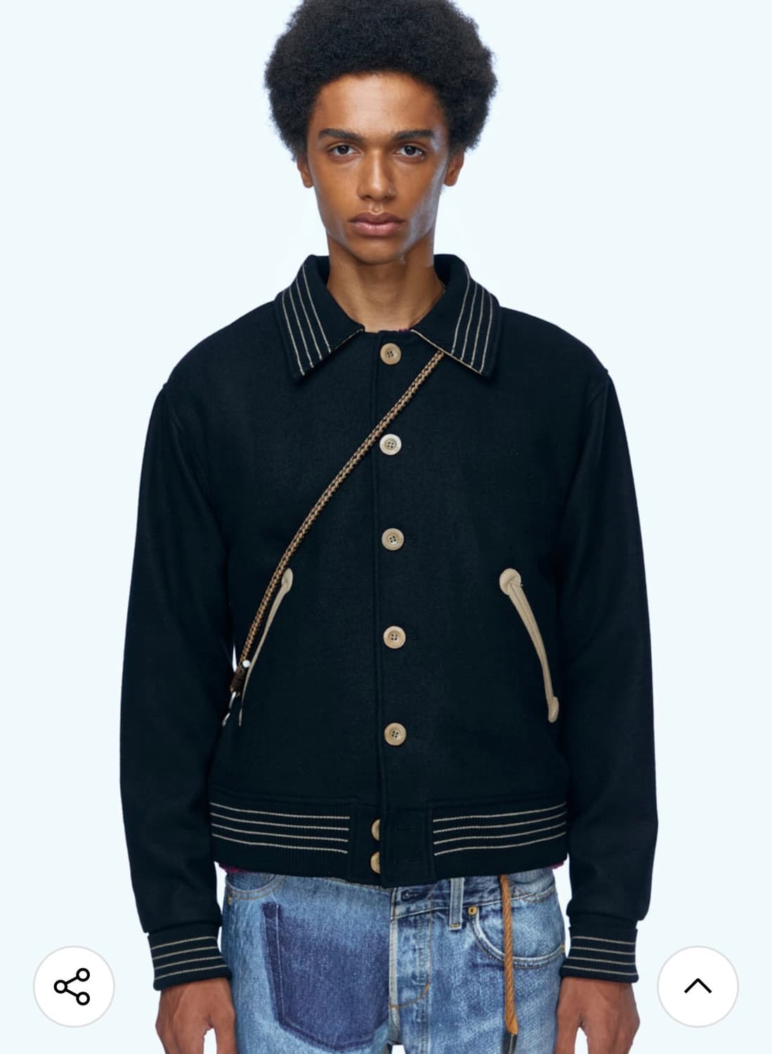 엔더슨벨 써니 바시티자켓 상품이미지1