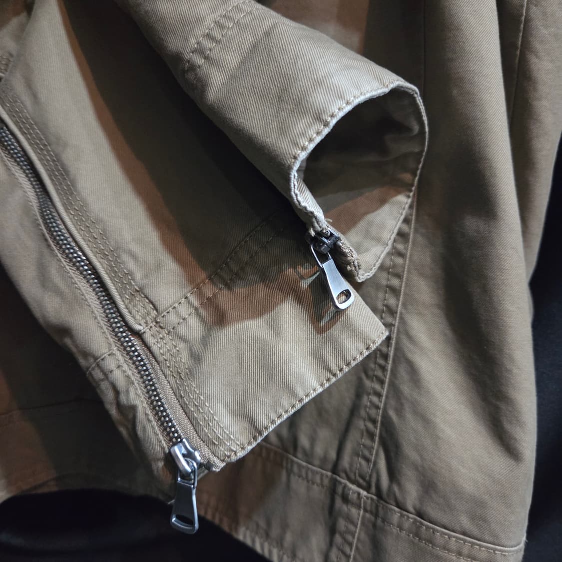 자라 맨 코튼 라이더 자켓 상품이미지7